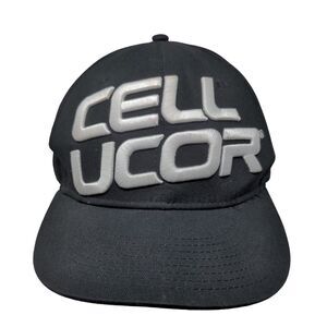 Cellucor Men's Snapback Hat Black Embroidered Big Logo Spell Out